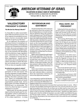 AVI Newsletter Fall 2002