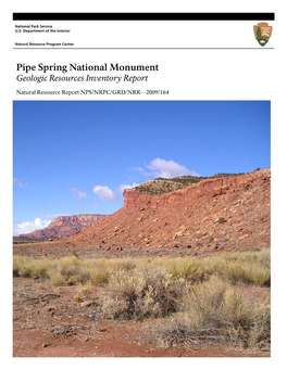 Pipe Spring National Monument Geologic Resources Inventory Report