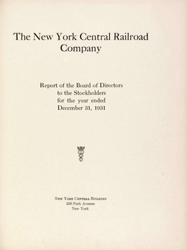 The New York Central Railroad Company