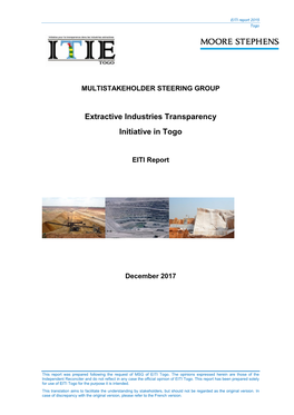 Extractive Industries Transparency Initiative in Togo