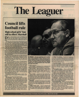 The Leaguer, November 1986