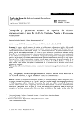 El Caso De Els Ports (Cataluña, Aragón Y Comunidad Valenciana)