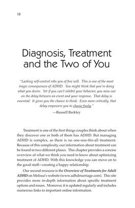 Diagnosis, Treatment and the Two of You