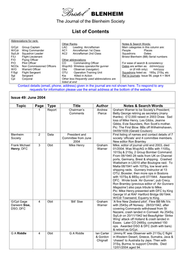 Bb-Journal-40-49-List-Of-Contents-1
