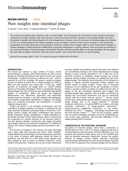 New Insights Into Intestinal Phages