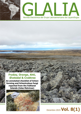 2019 Glalia 8 1 Fryday Et Al Checklist Lichens Falkland Islands