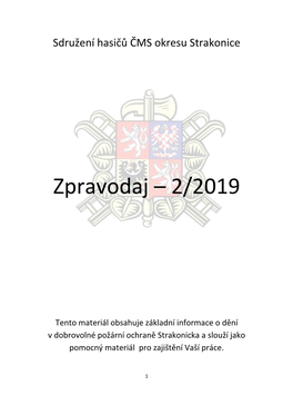 Zpravodaj – 2/2019