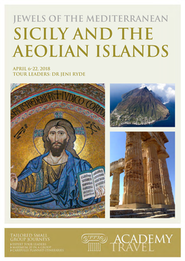 Sicily and the Aeolian Islands