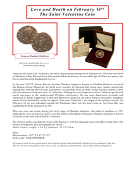 Father of Valentine's Day Box: Bronze Coin