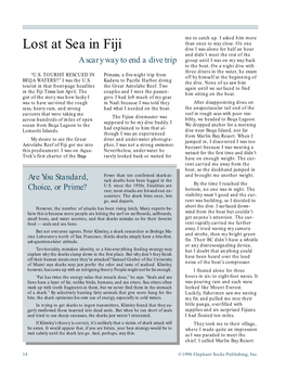 Lost at Sea in Fiji + Other Article Indepth, February 1996