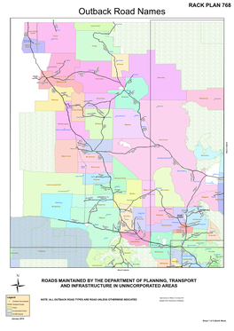 Outback Road Names North West