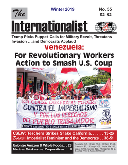 Venezuela: for Revolutionary Workers Action to Smash U.S. Coup Tribuna Popular