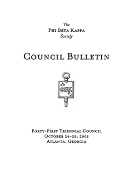Council Bulletin