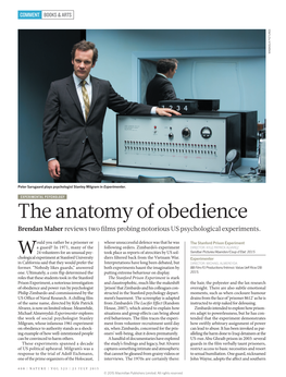 The Anatomy of Obedience