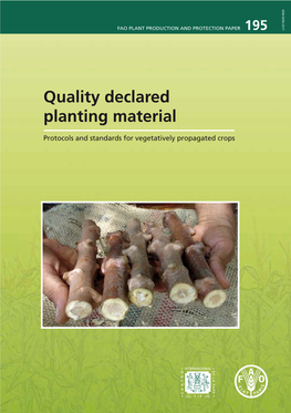 Quality Declared Planting Material