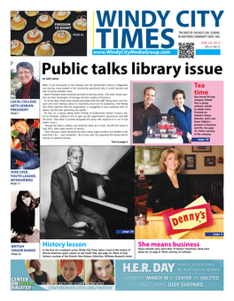 Public Talks Library Issue by KATE SOSIN