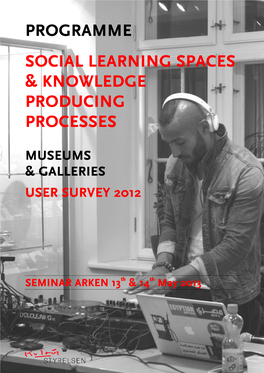 Programme Social Learning Spaces & Knowledge
