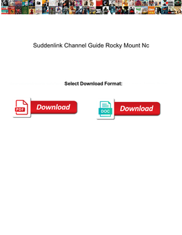 Suddenlink Channel Guide Rocky Mount Nc