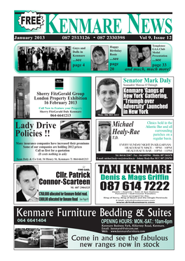 Kenmare News Kenmarenews@Eircom.Net Page 25