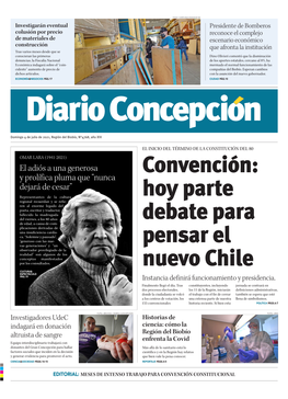 Convención: Hoy Parte Debate Para Pensar El Nuevo Chile