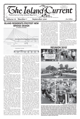 REUNION 2010! ISLAND RESIDENTS PROTEST New Bridge Design