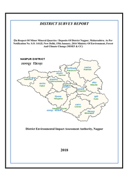 In Respect of Minor Mineral Quarries / Deposits of District Nagpur, Maharashtra