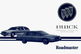 1995 Buick Roadmaster Owner’S Manual