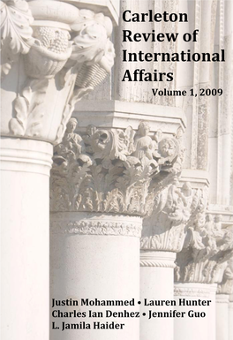 Carleton Review of International Affairs