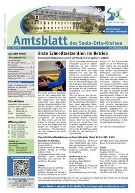 Amtsblatt Des Saale-Orla-Kreises 26
