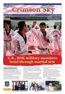 U.S., ROK Military Members Bond Through Martial Arts