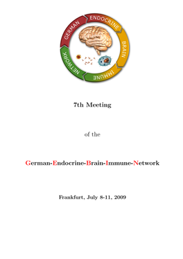 7Th Meeting of the German-Endocrine-Brain-Immune