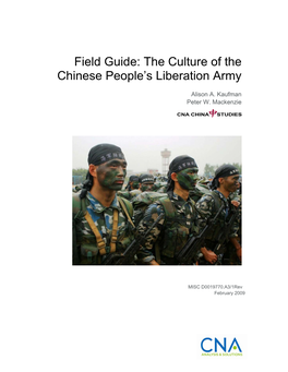 The Culture of the Chinese People's Liberation Army