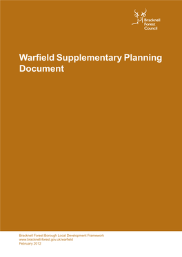 Warfield Supplementary Planning Document