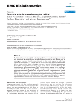 BMC Bioinformatics Biomed Central