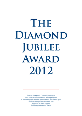 See the Full Citations for Recipients of the Diamond Jubilee Medal