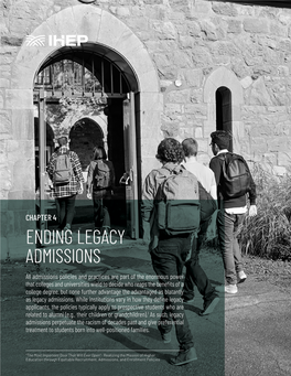 Ending Legacy Admissions