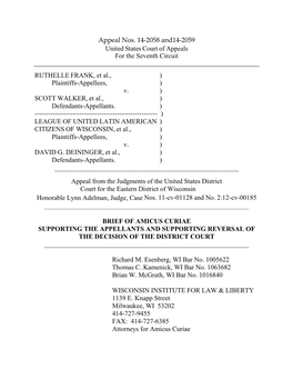 Seventh Circuit Amicus Brief