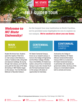Self-Guided Tour