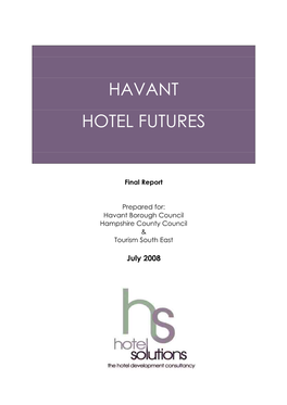 HAVANT HOTEL FUTURES Final