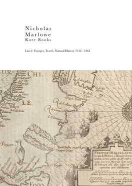 Nicholas Marlowe List 2 Voyages