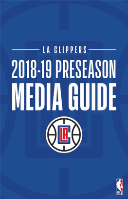 L.A. Clippers Preseason Media Guide.Pdf
