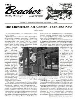 The Chesterton Art Center—Then and Now