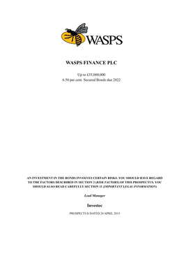Wasps Finance Plc