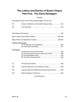 The Zaisa Stratagem