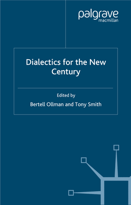 Dialectics for the New Century