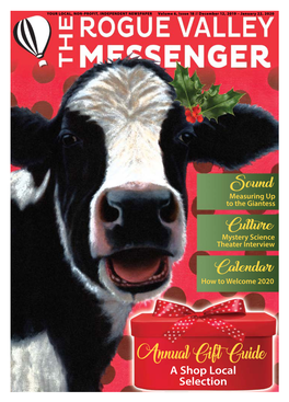 A Shop Local Selection 2 / DECEMBER 12, 2019 – JANUARY 22, 2020 / the ROGUE VALLEY MESSENGER / 3