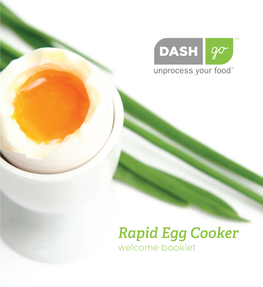 Rapid Egg Cooker Welcome Booklet Speciﬁcations Welcome Booklet 15