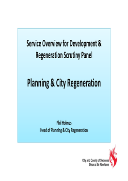 Planning & City Regeneration