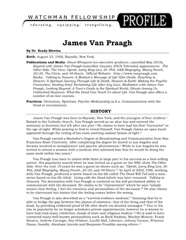 James Van Praagh Profile