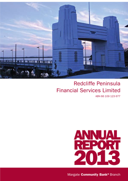 ANNUAL REPORT 2013 Margate Community Bank®Branch Contents